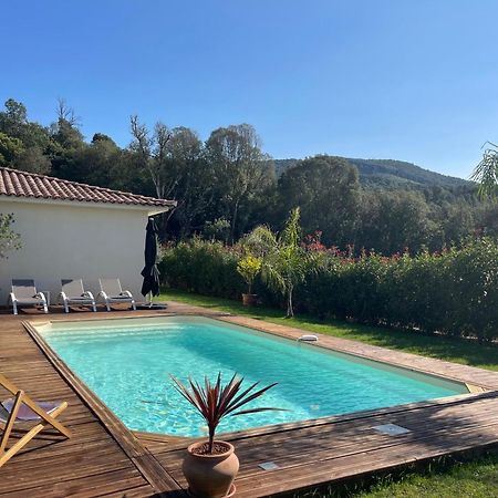 Magnifique Villa Recente Entre Mer Et Montagne Situee Entre Ajaccio Et Porticcio Cauro Esterno foto