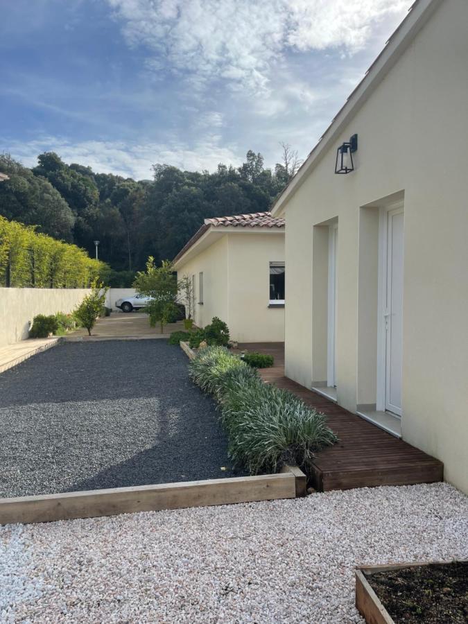 Magnifique Villa Recente Entre Mer Et Montagne Situee Entre Ajaccio Et Porticcio Cauro Esterno foto