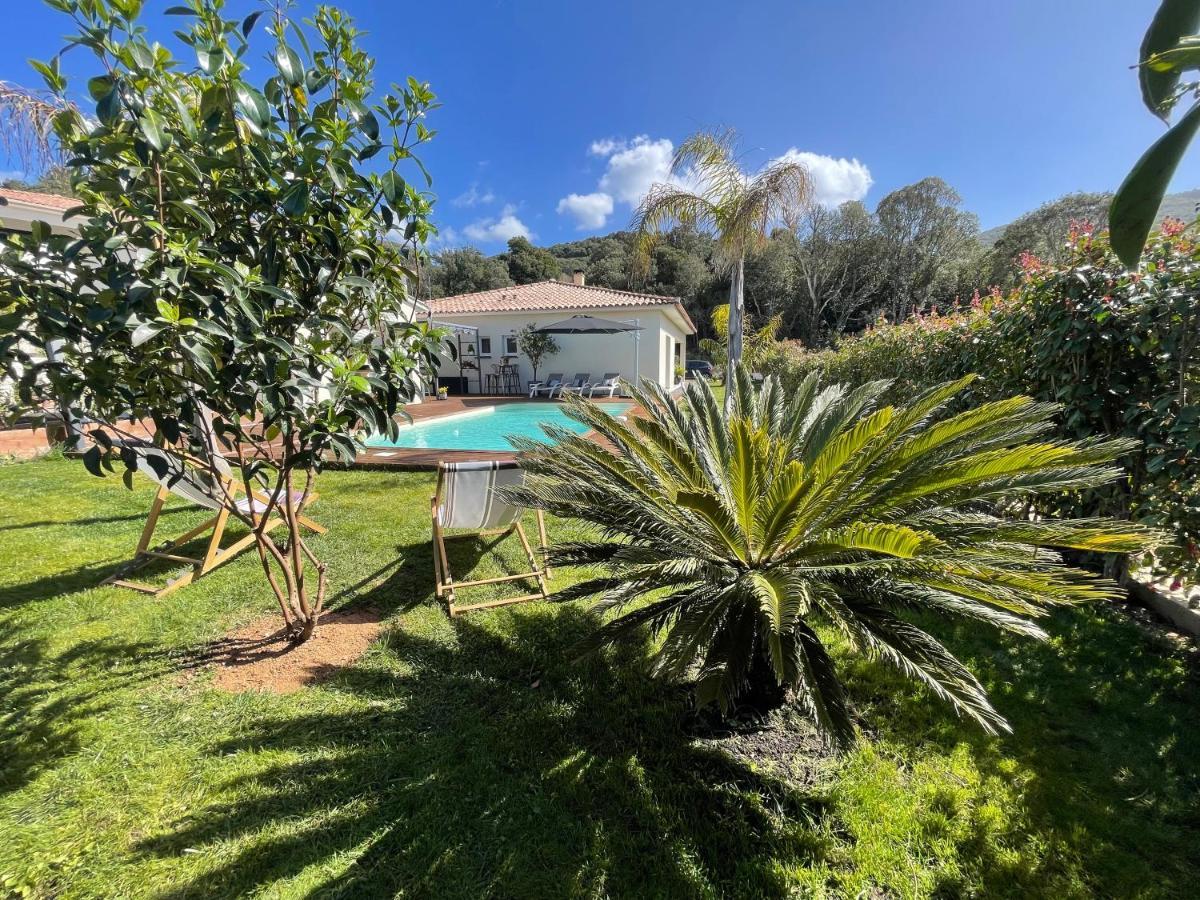 Magnifique Villa Recente Entre Mer Et Montagne Situee Entre Ajaccio Et Porticcio Cauro Esterno foto