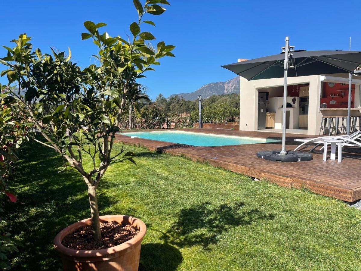 Magnifique Villa Recente Entre Mer Et Montagne Situee Entre Ajaccio Et Porticcio Cauro Esterno foto