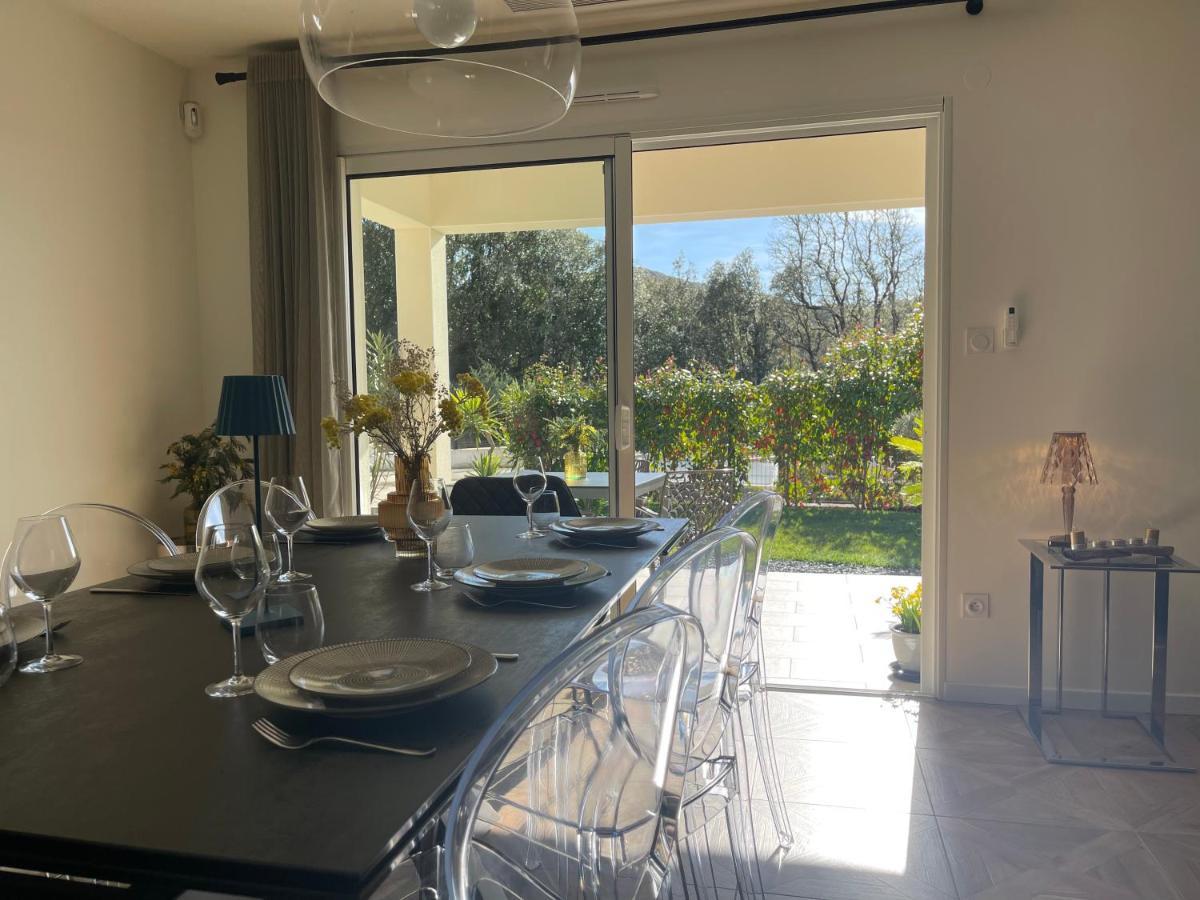 Magnifique Villa Recente Entre Mer Et Montagne Situee Entre Ajaccio Et Porticcio Cauro Esterno foto